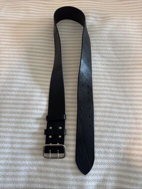 Women’s Black Leather Belt - Classic Everyday Style